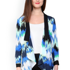 Multicoloured Printed Blazer